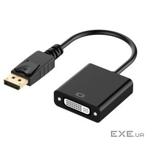 Перехідник моніторний Lucom DisplayPort-DVI M/F (DVI-екран ), v1.2 1080p 0.2m 24+5 (62.09.8082-1)