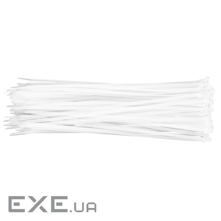 Хомут-стяжка Neo Tools, 75шт, пластик, 4.8x370мм, білий (01-611) (01-611)