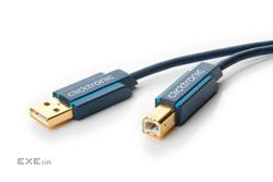 Кабель принтера Click Tronic USB2.0 A-B M/M 1.8m,Casual D=3.7mm 80xWires (75.07.0096-1)