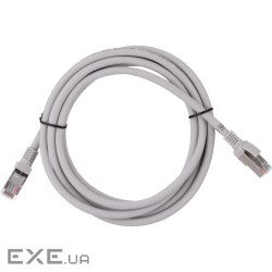 Патч-корд 2E САТ 6, FTP, 2м, 26AWG, RJ45, 7/0.16, Cu, LSZH, сірий (2E-PC6CU-FTP2LSZH-GRY) (2E-PC6CU-FTP2LSZH-GRY)