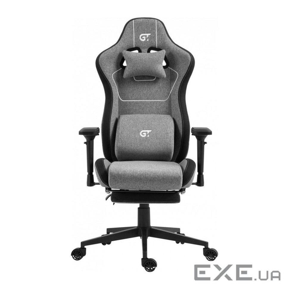 Крісло ігрове GT Racer X-2305 Gray/Black (X-2305 Fabric Gray/Black)