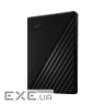 Портативний жорсткий диск WD My Passport 4TB USB3.2 Black (WDBPKJ0040BBK-WESN)
