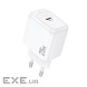 Мережевий зарядний пристрій HOCO CS53A Surplus single port PD25W charger White (6942007631488)