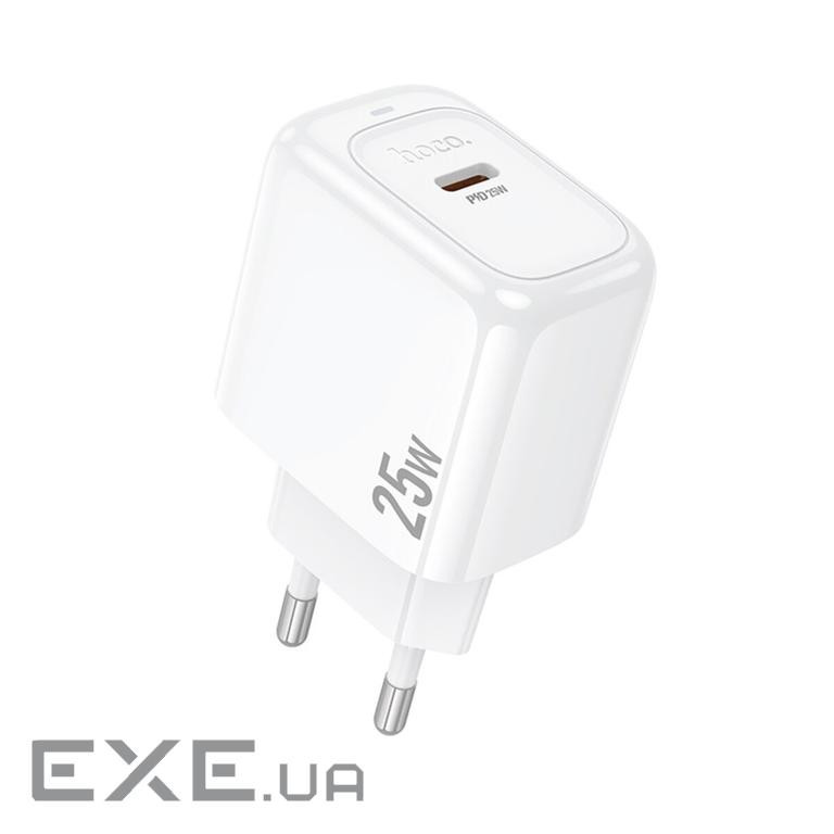 Мережевий зарядний пристрій HOCO CS53A Surplus single port PD25W charger White (6942007631488)