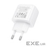 Мережевий зарядний пристрій HOCO CS53A Surplus single port PD25W charger White (6942007631488)