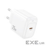 Мережевий зарядний пристрій HOCO CS53A Surplus single port PD25W charger White (6942007631488)