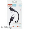 Кабель XO NB152 Elbow USB-USB Type-C 2.4A 1м White (6920680872503)