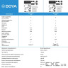 Мікрофон Boya LINK 3-01 Type-C/TRS/Lightning Black
