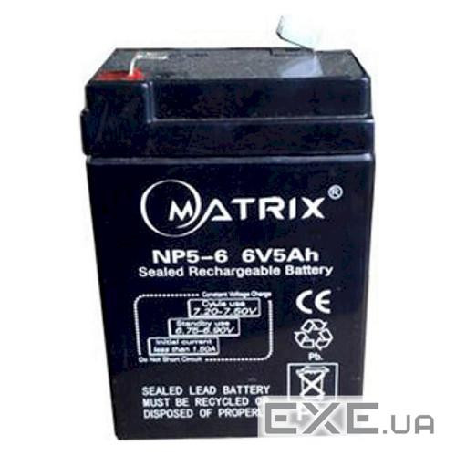 Акумуляторна батарея MATRIX NP5-6 (6В, 5Ач)