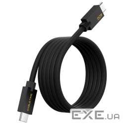 Кабель CableTime USB4 USB-C - USB-C 240W 40Gbps 8K, 1 м (CU4BH) (CA916566)