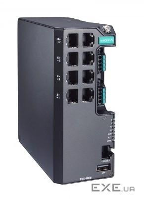 Промисловий 8-портовий керований комутатор Ethernet, 8x10/100BaseT(X), джерело (EDS-4008-HV-T)