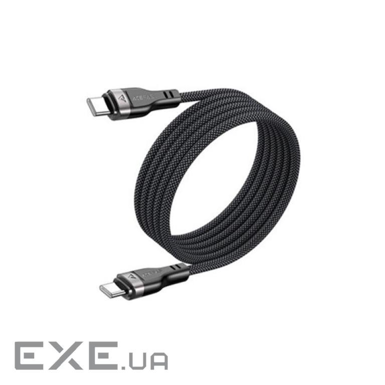 Кабель ACEFAST C11-03 Type-C to Type-C 3A, 60W, 1.2m, nylon + PVC, zinc connectors, (6974316280217)