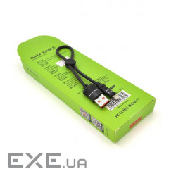 Кабель iKaku Xundian USB-Lighting, 5A, 0.25м Black (KSC-351/18926) (KSC-351_L)