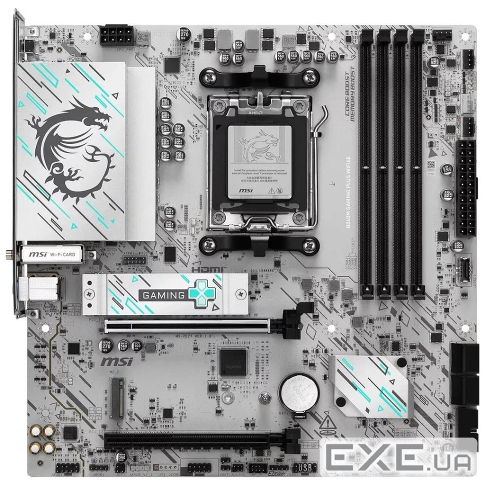 Материнська плата MSI B840M Gaming Plus WiFi6E