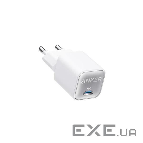 Зарядний пристрій Anker USB-C PD30W PowerPort 511 Nano III white (A2147G21)