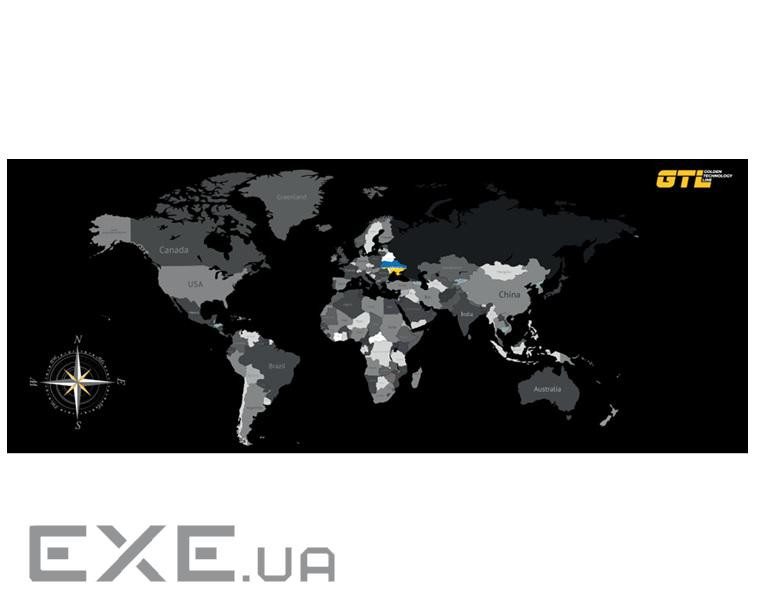 Килимок GTL Gaming XXL "Perfect World", 750x300х3 мм, антиковзна основа, захист від во (GTLPADXXLPF)