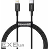 Дата кабель USB-C to Lightning 1.0m 20W Superior Series Black Baseus (CATLYS-A01)