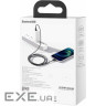 Дата кабель USB-C to Lightning 1.0m 20W Superior Series Black Baseus (CATLYS-A01)