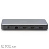 Док-станція DIGITUS USB-C > 2xHDMI/DP/2xUSB-A/USB-C/SD/MicroSD/RJ54/DC/Audio (DA-70917)