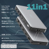 Док-станція DIGITUS USB-C > 2xHDMI/DP/2xUSB-A/USB-C/SD/MicroSD/RJ54/DC/Audio (DA-70917)
