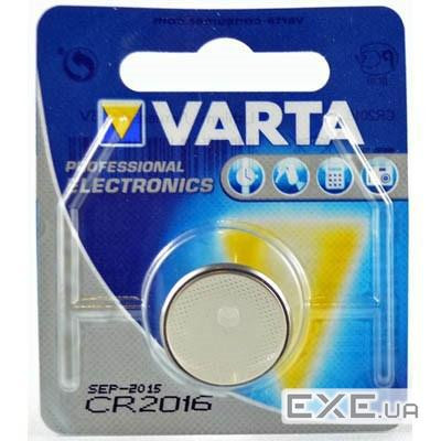 Батарейка Varta CR2016 Lithium * 1 (06016101401)