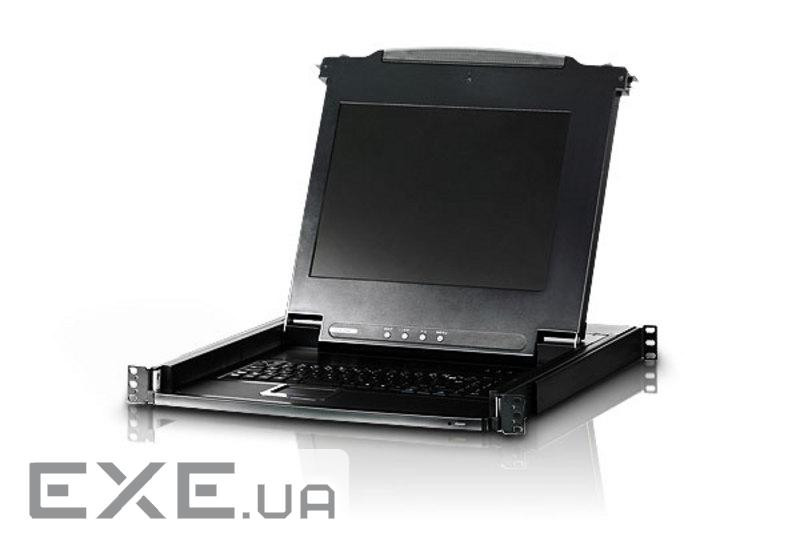 KVM Консоль Slideaway з 17" LCD екраном, 1 кабель в комплекті, 19", LED підсвічування (CL1000M-ATA-RG)