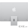 Комп"ютер Apple 24" iMac Retina 4.5K / Apple M4 (10-c/CPU, 10-c/GPU), 16, 512, Silver, M (MWUV3UA/A)