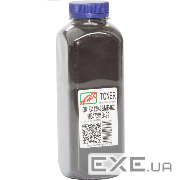 Тонер OKI B412/432/MB462, 210г Black AHK (3202468)