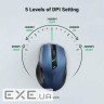 Миша UGREEN MU006 Ergonomic Blue (15064)