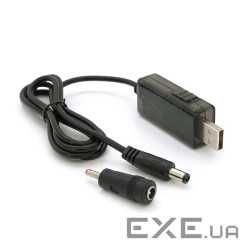 Кабель для роутера 5.5 / 2.5mm(M)=> USB2.0 (Out:12V / 9V)+перехідник 5.5 / (KPFR / 5-12 / 9) 5.5 / (KPFR / 5-12 / 9)