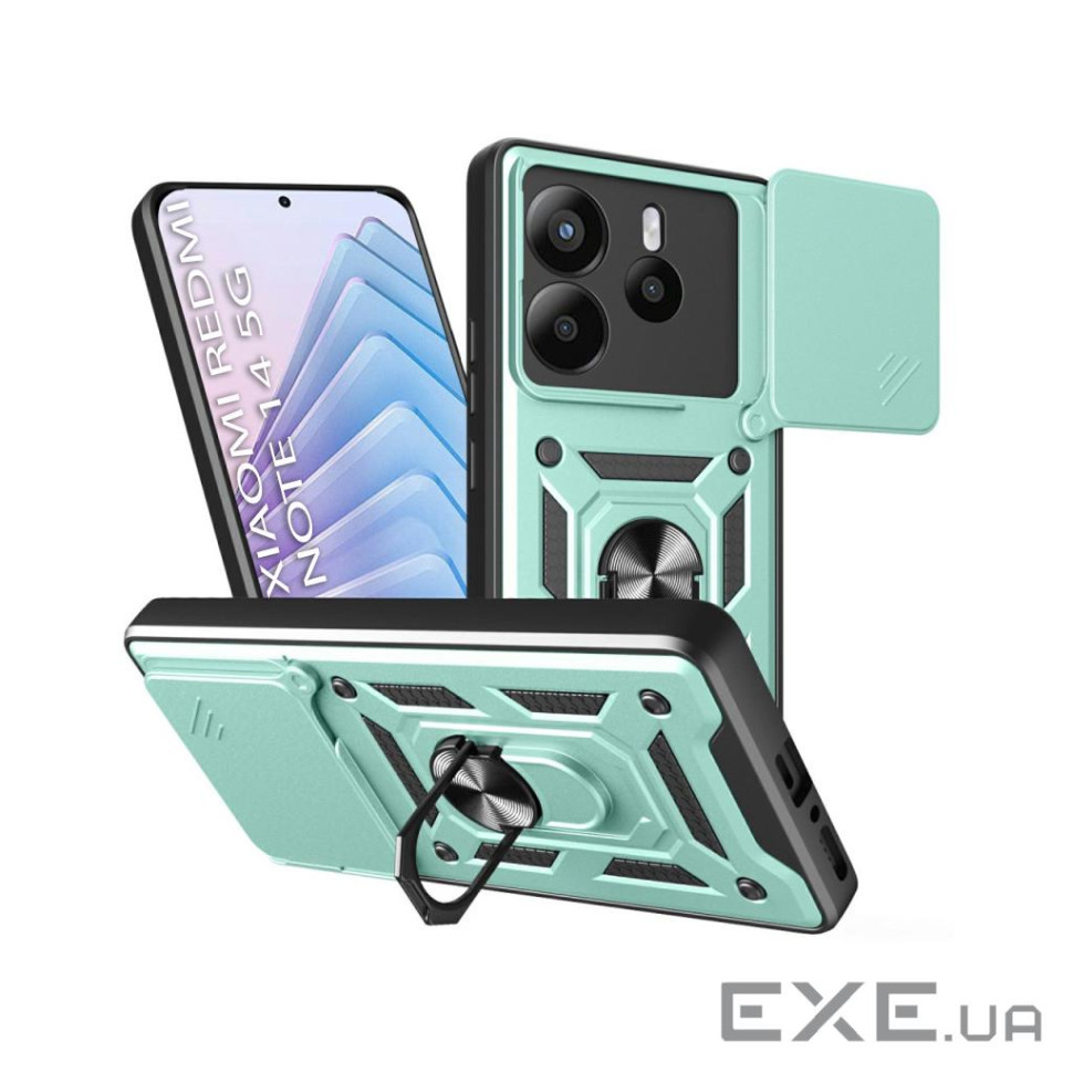 Чохол до мобільного телефона BeCover Military Xiaomi Redmi Note 14 5G Dark Green (712868)