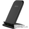 Зарядний пристрій Choetech 15W Fast Wireless Charging Stand 2coils black (T555-F-BK)