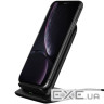 Зарядний пристрій Choetech 15W Fast Wireless Charging Stand 2coils black (T555-F-BK)