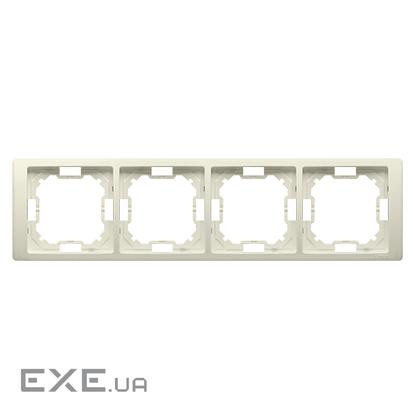 Рамка Neos BASIC 4x кратна, бежевый (BMRC4/12)