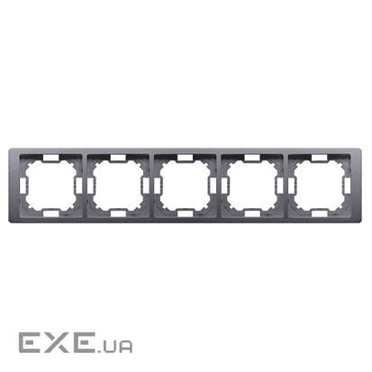 Рамка Neos BASIC 5x, серебро (BMRC5/43)