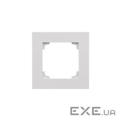 Рамка Simon55 LINE 1x, cвітло-сірий матовий (TR1/114)