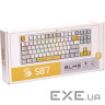 Клавіатура A4-Tech BLOODY S87 BLMS Red Plus Switch Energy White (S87 (Energy White))