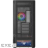 Корпус Modecom VOLCANO AQ500 ARGB MIDI FRONT LCD 6,2”, 4x120mm fans BLACK без БЖ (MC-A-AQ500-4FA-B)