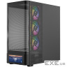 Корпус Modecom VOLCANO AQ500 ARGB MIDI FRONT LCD 6,2”, 4x120mm fans BLACK без БЖ (MC-A-AQ500-4FA-B)