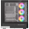 Корпус Modecom VOLCANO AQ500 ARGB MIDI FRONT LCD 6,2”, 4x120mm fans BLACK без БЖ (MC-A-AQ500-4FA-B)