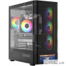 Корпус Modecom VOLCANO AQ500 ARGB MIDI FRONT LCD 6,2”, 4x120mm fans BLACK без БЖ (MC-A-AQ500-4FA-B)