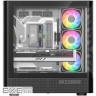 Корпус Modecom VOLCANO AQ500 ARGB MIDI FRONT LCD 6,2”, 4x120mm fans BLACK без БЖ (MC-A-AQ500-4FA-B)