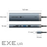 Док-станція USB3.2 Type-C --> HDMI/USB3.0/USB2.0/RJ45/SD/TF/PD 100W Hub 8-in-1 Vention (TGUHB)