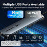 Док-станція USB3.2 Type-C --> HDMI/USB3.0/USB2.0/RJ45/SD/TF/PD 100W Hub 8-in-1 Vention (TGUHB)