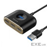 USB хаб BASEUS Square Round 4-in-1 1m Black 4-port (CAHUB-AY01)