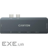Порт-реплікатор Canyon 1*Type C PD100W+2*HDMI+1*USB3.0+1*USB2.0+1*SD+1*TF (CNS-TDS05B)