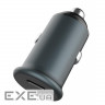Зарядний пристрій ColorWay 1USB Car ( PD USB Type-C (20W) Gray (CW-CHA028PD-GR)