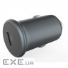 Зарядний пристрій ColorWay 1USB Car ( PD USB Type-C (20W) Gray (CW-CHA028PD-GR)