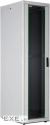 Шафа Basic 32U 600x800мм, дв.і скло, зад. стін. метал, 600кг, сіра (LN-DB32U6080-LG-111-F)