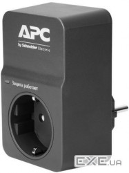 Розетка APC Essential SurgeArrest 1 outlet, black (PM1WB-RS)